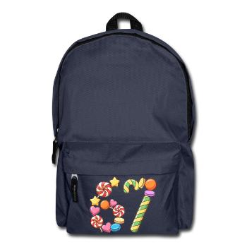 67 Candy Confetti Pop Art - Backpack - navy - Front