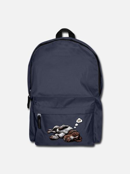 Deutsch Drahthaar Deutsch-Drahthaar Besitzer - Rucksack - Navy