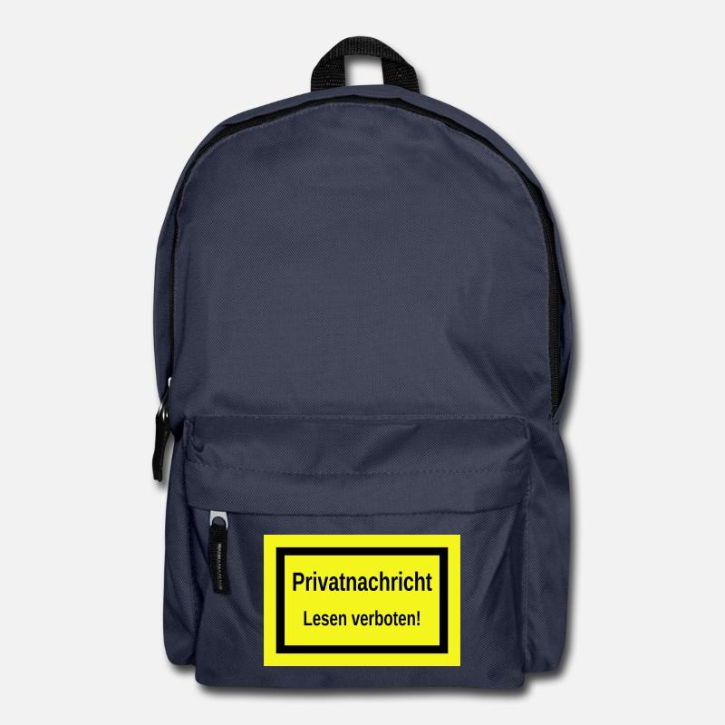 Lustiger Spruch - Rucksack - Navy
