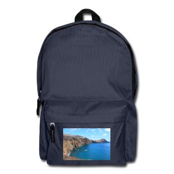Madeira Portugal Poster - Rucksack - Navy - Vorne