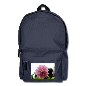 Dahlia rose rose fleur, fleur - Sac à dos - bleu marine - Devant