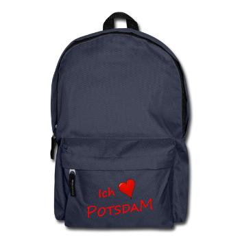 ICH LIEBE POTSDAM - Rucksack - Navy - Vorne