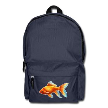 Goldfisch Nr.3 - Rucksack - Navy - Vorne