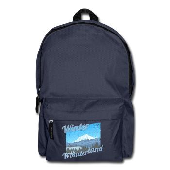 Winter Wonderland | Winter - Backpack - navy - Front