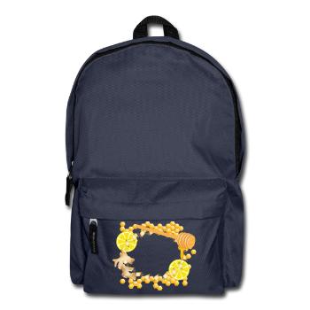 Ginger-Lemon-Honey Frame – Feel-Good Motif - Backpack - navy - Front