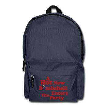 Bombshell Enters the Party - Backpack - navy - Front