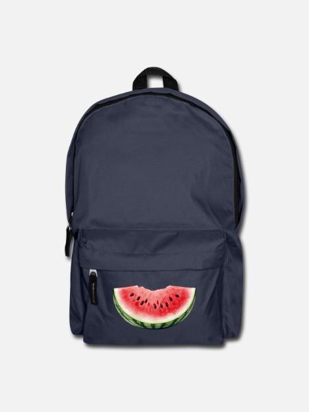 Wassermelone aquarell  - Rucksack - Navy