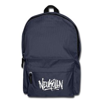 Neukölln Berlin Graffiti  - Rucksack - Navy - Vorne