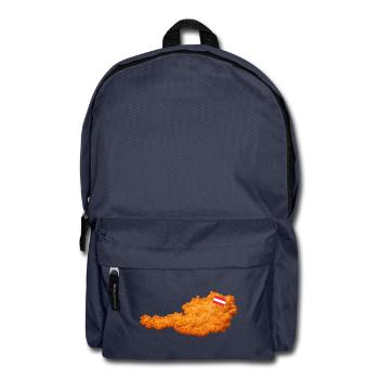 Schnitzel Austria Form Food - Backpack - navy - Front