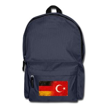 Allemagne Turquie Amitié Grunge Drapeau - Sac à dos - bleu marine - Devant