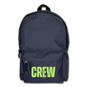 Crew Typography grün - Rucksack - Navy - Vorne