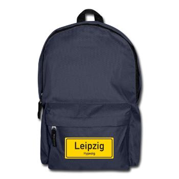 Nom de lieu de Leipzig allemagne - Sac à dos - bleu marine - Devant