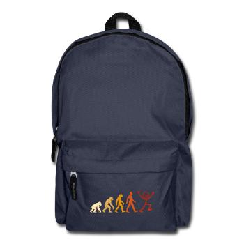 Evolution Mensch Freude Retro Design - Rucksack - Navy - Vorne