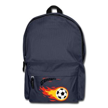Fußball Fanshirt Deutschland Germany Komet - Rucksack - Navy - Vorne