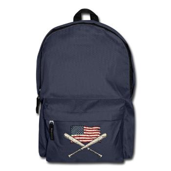 USA Flag Baseball - Sac à dos - bleu marine - Devant