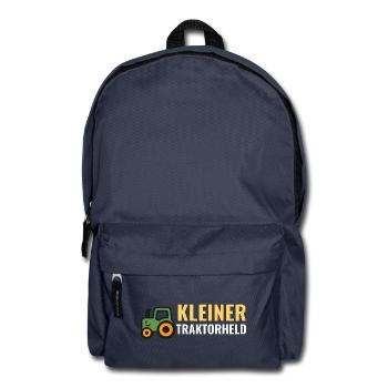 Kleiner Traktorheld – Kinder T‑Shirt Geschenkidee - Rucksack - Navy - Vorne