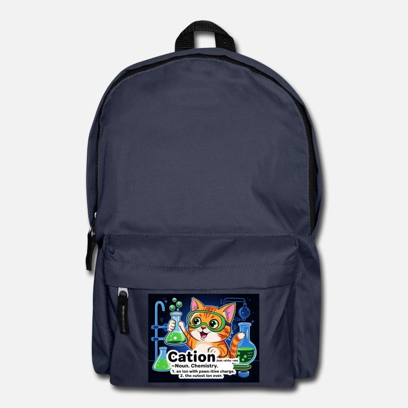 Cation – Pawsitive Chemistry Chat - Sac à dos - bleu marine