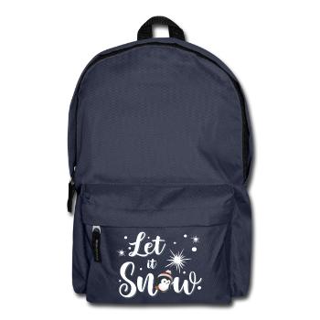 Let It Snow Penguin - Backpack - navy - Front