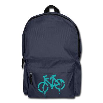 stencil bike - Rucksack - Navy - Vorne