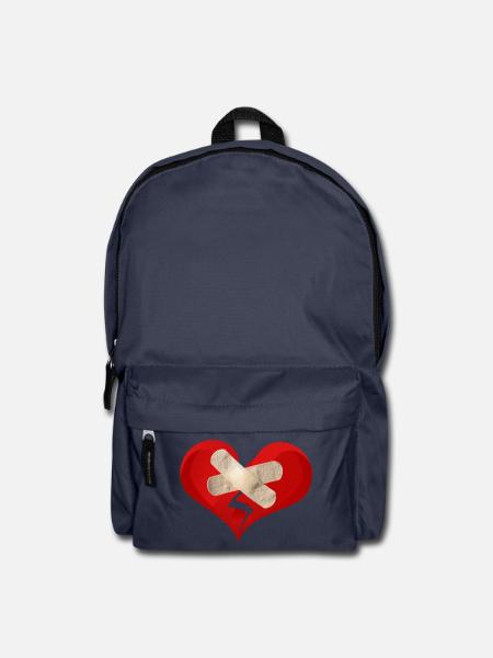 Heilender Herzverband - Rucksack - Navy