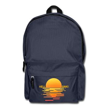 Was heißt Sonnenuntergang auf finnisch? Hellsinki! - Rucksack - Navy - Vorne