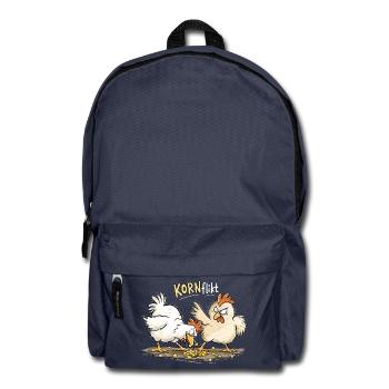 Konflikt Hühner Lustiges Huhn Bauernhof Wortspiel - Rucksack - Navy - Vorne
