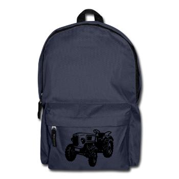 Traktor , Trecker , Landmaschine Traktoren , (25) - Rucksack - Navy - Vorne