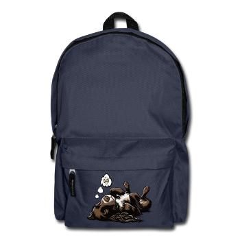 Münsterländer Münsterländerbesitzer Münsterhund - Rucksack - Navy - Vorne