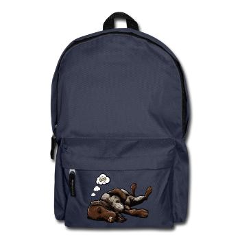 Deutsch Drahthaar Deutsch-Drahthaar Besitzer - Rucksack - Navy - Vorne