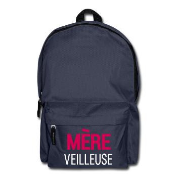 T-shirt idée cadeau mère veilleuse humour - Sac à dos - bleu marine - Devant