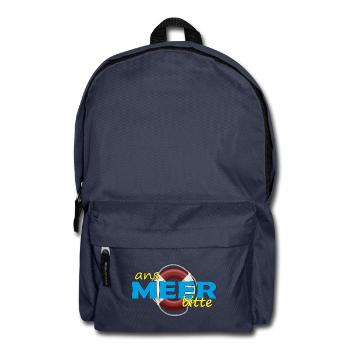 ANS MEER BITTE - Rucksack - Navy - Vorne