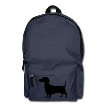 Dachshund Hunde Geschenk Dackelliebhaber - Rucksack - Navy - Vorne