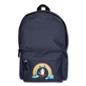 Swinging Unicorn - Backpack - navy - Front