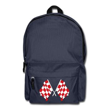 Two flags of the province of North Brabant - Backpack - navy - Front