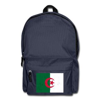 Drapeau de l’Algérie – Fierté et identité nationale - Sac à dos - bleu marine - Devant