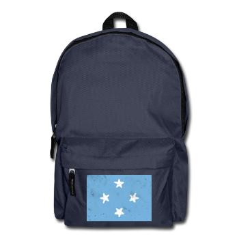 Drapeau de la Micronésie - Sac à dos - bleu marine - Devant