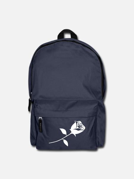 Eine Rose - Rucksack - Navy