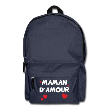 Maman d'Amour - Mother's Day - Backpack - navy - Front