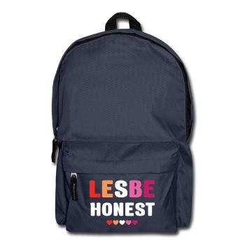 LGBTQ Pride Month - Lesbe Honest - Backpack - navy - Front