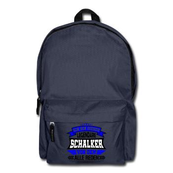 Legendärer Schalker | Farben änderbar - Rucksack - Navy - Vorne