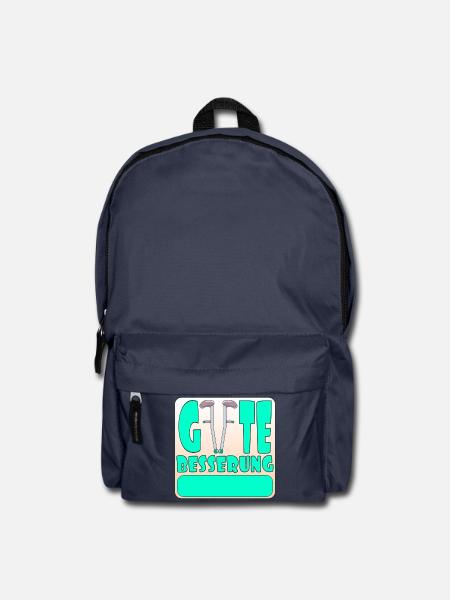 Gute Besserung Krankenhaus - Rucksack - Navy