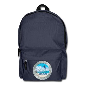 Meer geht immer – Strandlook - Rucksack - Navy - Vorne