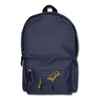 Icelandic Horses Horses Horse Horse Lovers Riding - Backpack - navy - Front