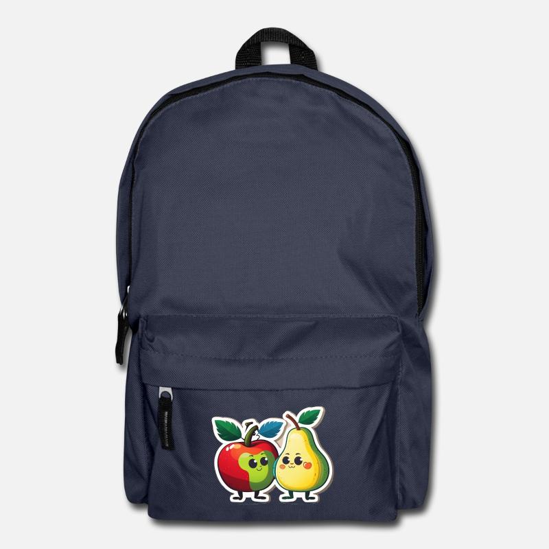 Apfel und Birne - Rucksack - Navy