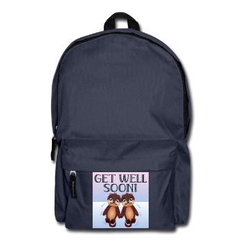 Gute Besserung wünscht - Seeotter - ANIMAL - Rucksack - Navy - Vorne