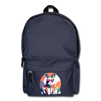 Hase, Osterhase - Rucksack - Navy - Vorne