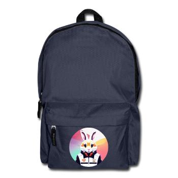 Bunny, Rabbit, Easter Bunny - Backpack - navy - Front