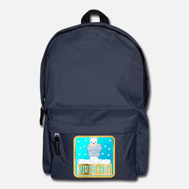 MIR IST KALT - WINTER EISBÄREN - Rucksack - Navy