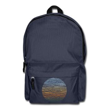 Adventure Abenteuer Illustration - Rucksack - Navy - Vorne