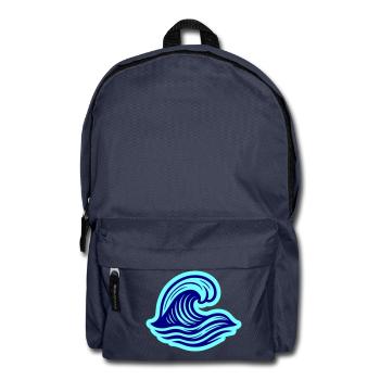 Sea Wave Ocean - Backpack - navy - Front